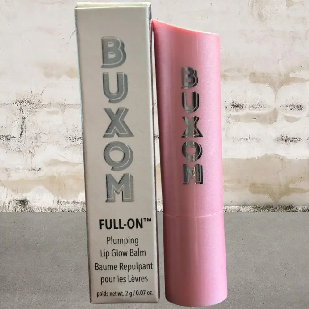 Buxom $26 Full-On Plumping Lip Glow Balm in Rosé All Day NIB